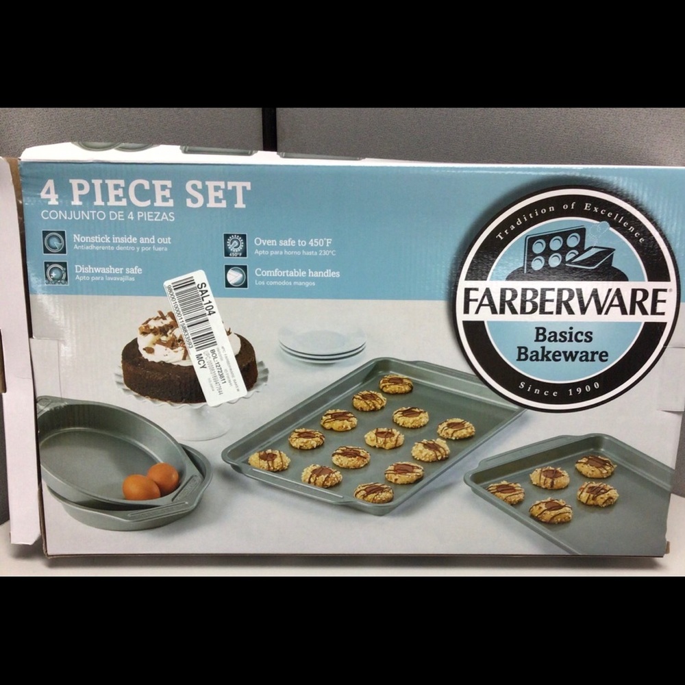 Farberware 4-Piece set basic bakeware - Picture 2 of 3